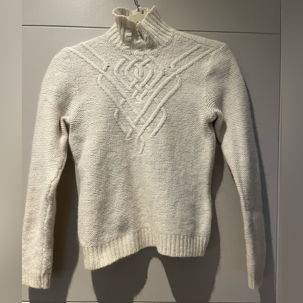 Ralph Lauren Cream Cowl Neck Sweater
